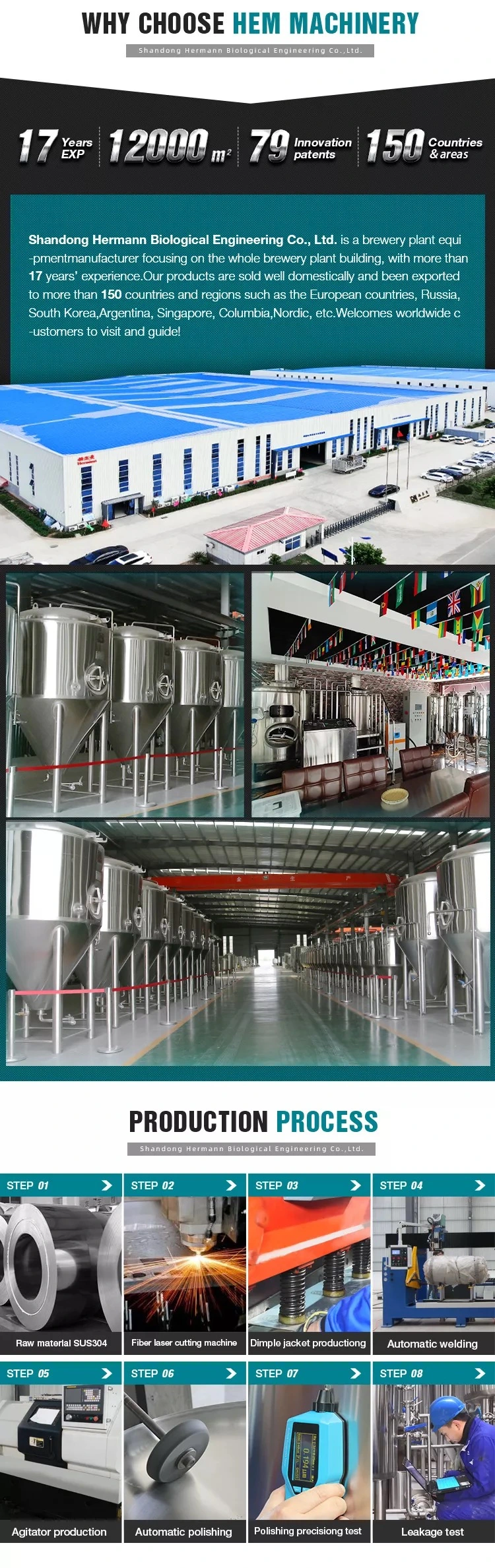 Copper Fermentation Tank 5bbl 10bbl 15bbl 20bbl Beer Equipment Microbrewery for Beer Production Equipment