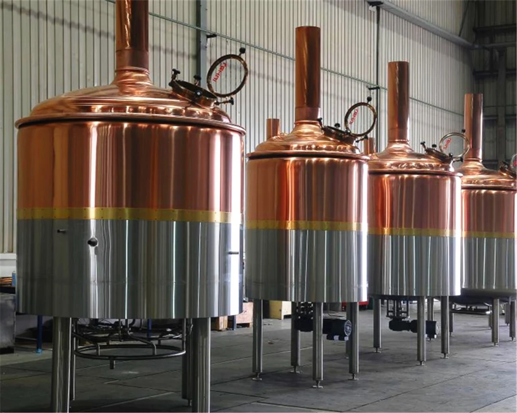 3000L Red Copper Beer Brewery Brewing Equipment