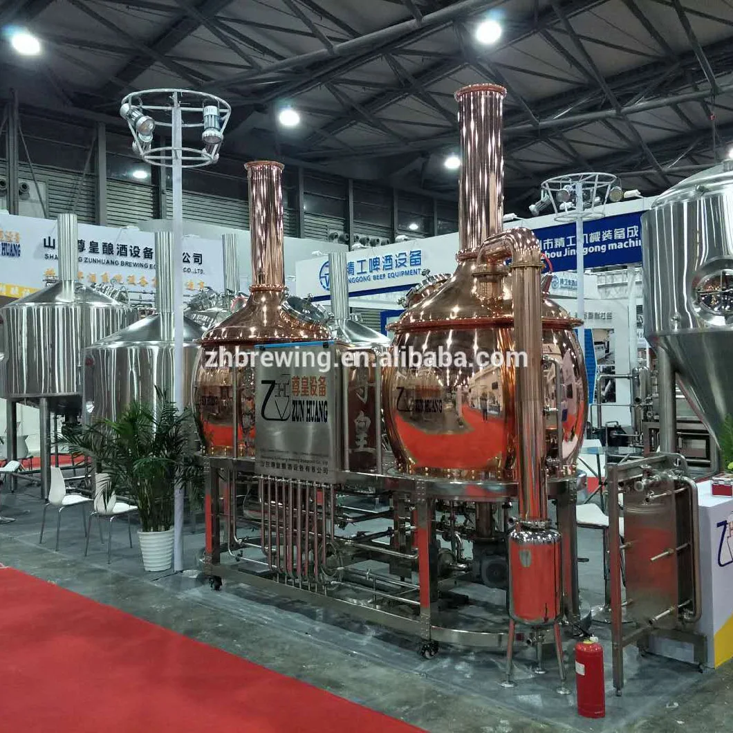 600L Red Copper Brewhouse Micro Brewery Beer Brewing Equipment