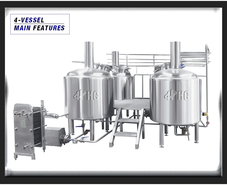 United States Beer Brewery Equipment Copper 500L