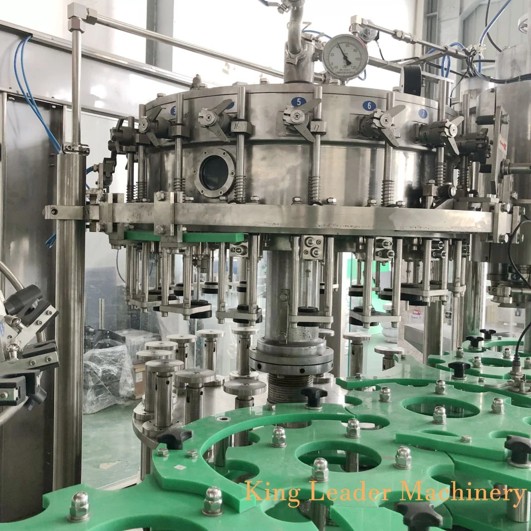 Full Automatic Glass Bottle Beer Wine Carbonated Drink Liquid Bottling Filling Machine with Crown Cover