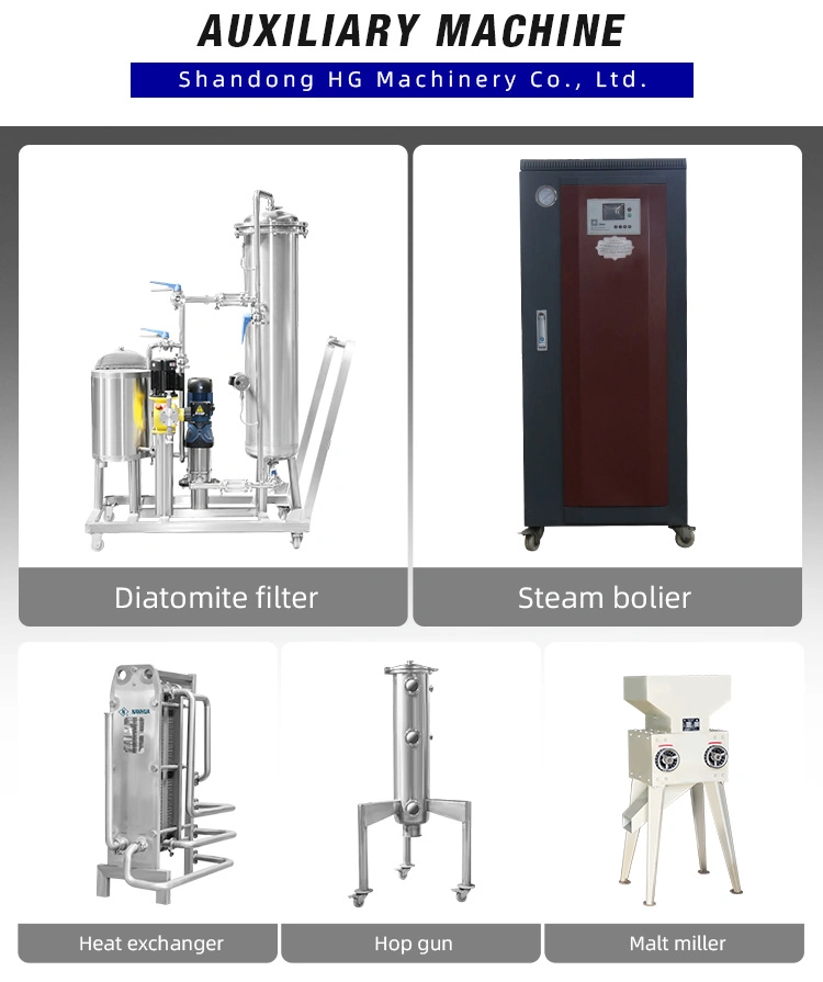 Microbrewery300L 500L 1000L 2000L 5000L Brewery Equipment Beer Brewing 5000L Commercial Turnkey Beer Brewing Equipment