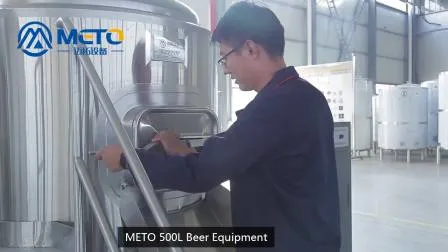 300L 500L 1000L Meto Red Copper Brewery Пивоваренный завод Производитель оборудования для продажи